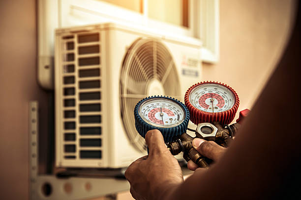 Professional Ac Installation technician working in Clear Lake, MN